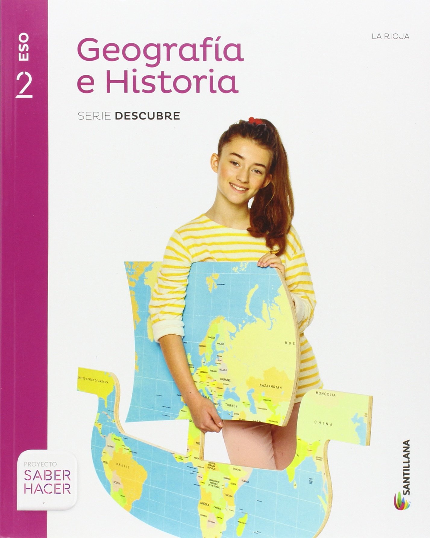GEOGRAFIA E HISTORIA 2ESO RIOJA + CUADERNO SANTILLANA EDUCACIÓN - 9788414101667