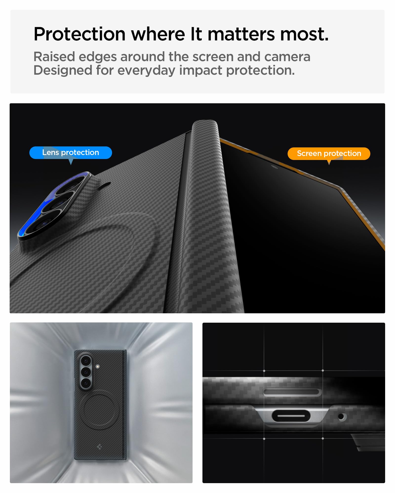 Spigen AirSkin Aramid MagFit Case for Samsung Galaxy Z Fold 8 Ultra, Black — Amazon image 5