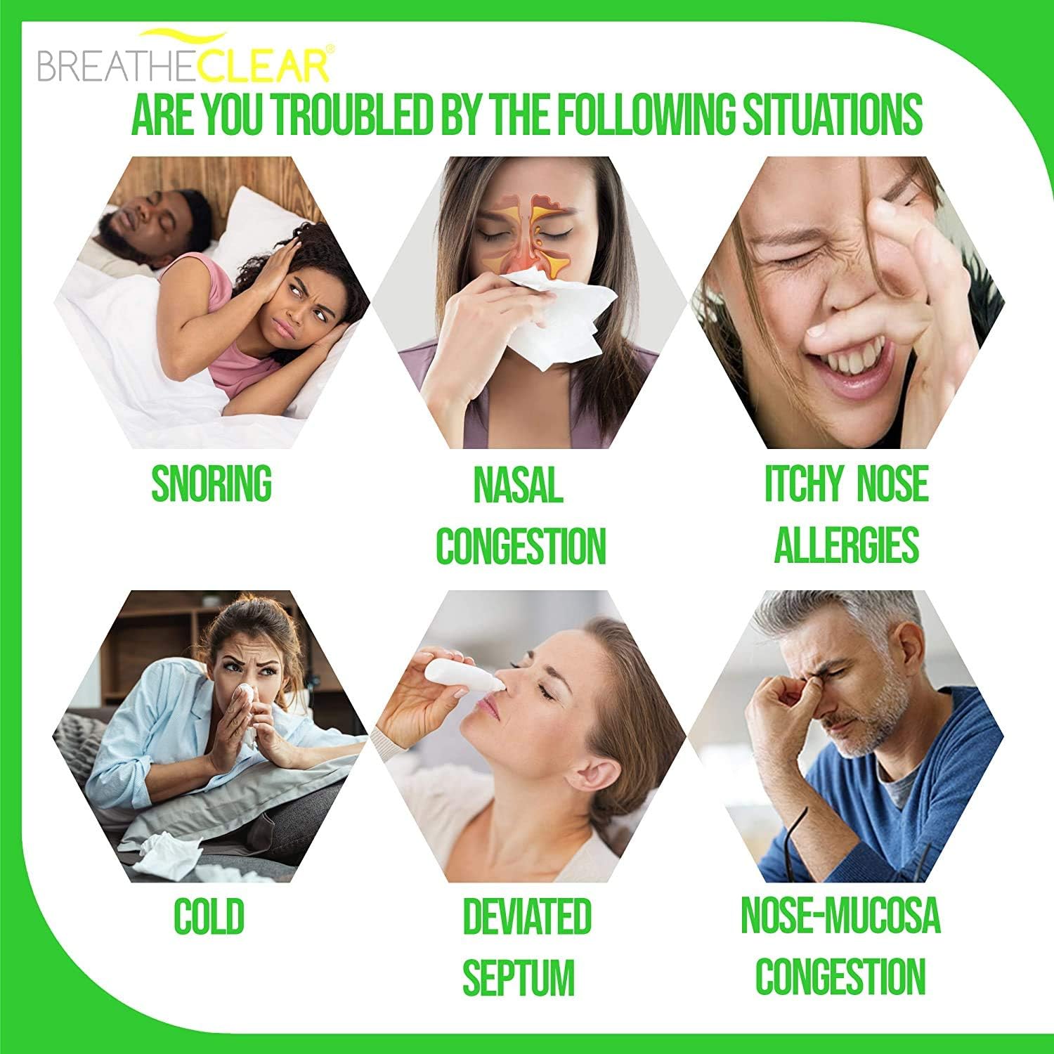 Breathe Clear® Ultra Performance Nasal Strips, Large 90 Count, Clear | Instant Nasal Congestion Relief | Perfect for Colds & Allergies | Helps Improve Sleep & Reduces Snoring: Health & Personal Care