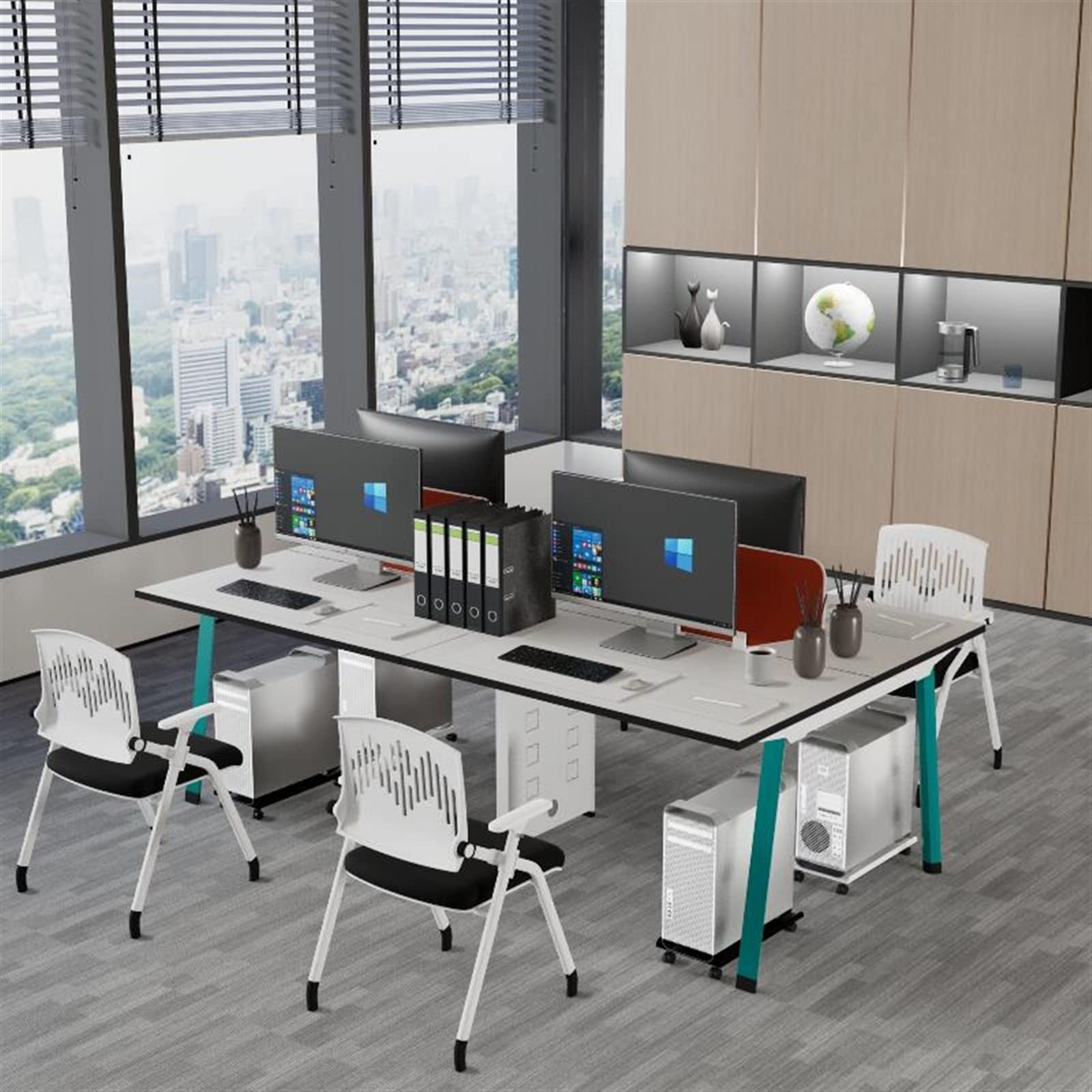 Stojak na PC do podłogi Stojak na komputer PC Tower, metalowy stojak na procesor z kółkami - Wytrzymała stojak na biurko Wózek na PC Stojak podłogowy PC Tower do większości komputerów do gier Stojak n
