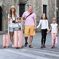 Vista 7 de PINPON Conjuntos de equipaje P518 A558 A38, Oro rosado, Conjuntos de equipaje