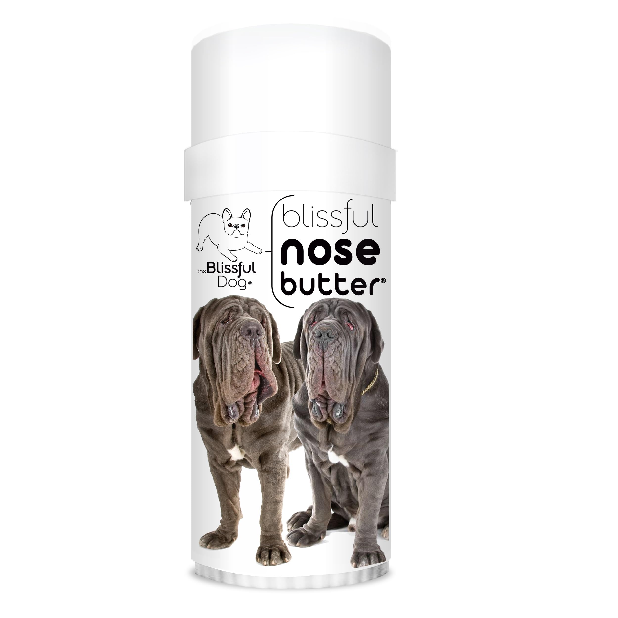 The Blissful Dog Neapolitan Mastiff Unscented Nose Butter - Dog Nose Butter, 2 Ounce