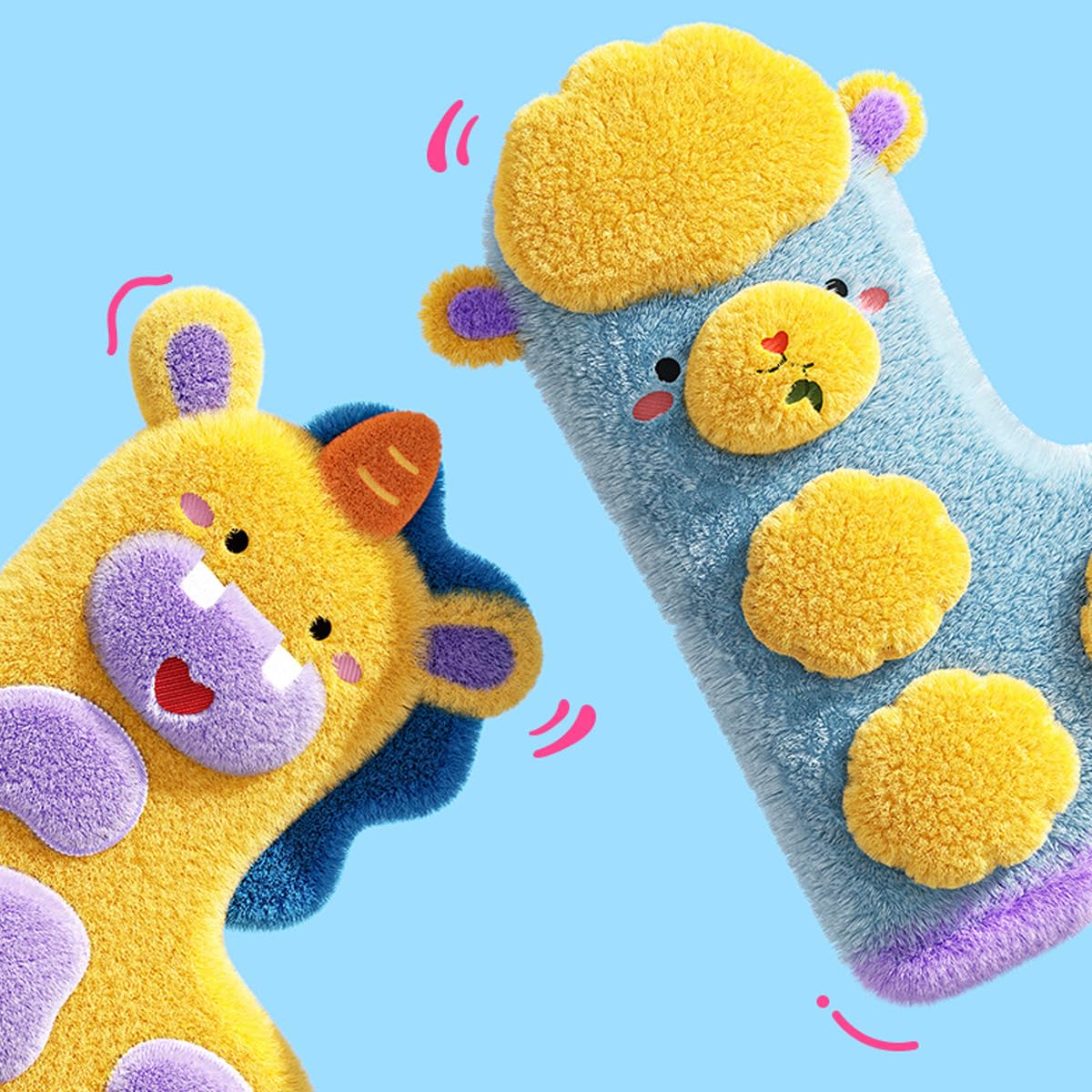 MengYu Jouet couineur en peluche pour chiens de petite et moyenne taille, jouet à mâcher interactif doux avec couineur intégré, joli lama et licorne pour jouer en intérieur, rapporter, entraîner et