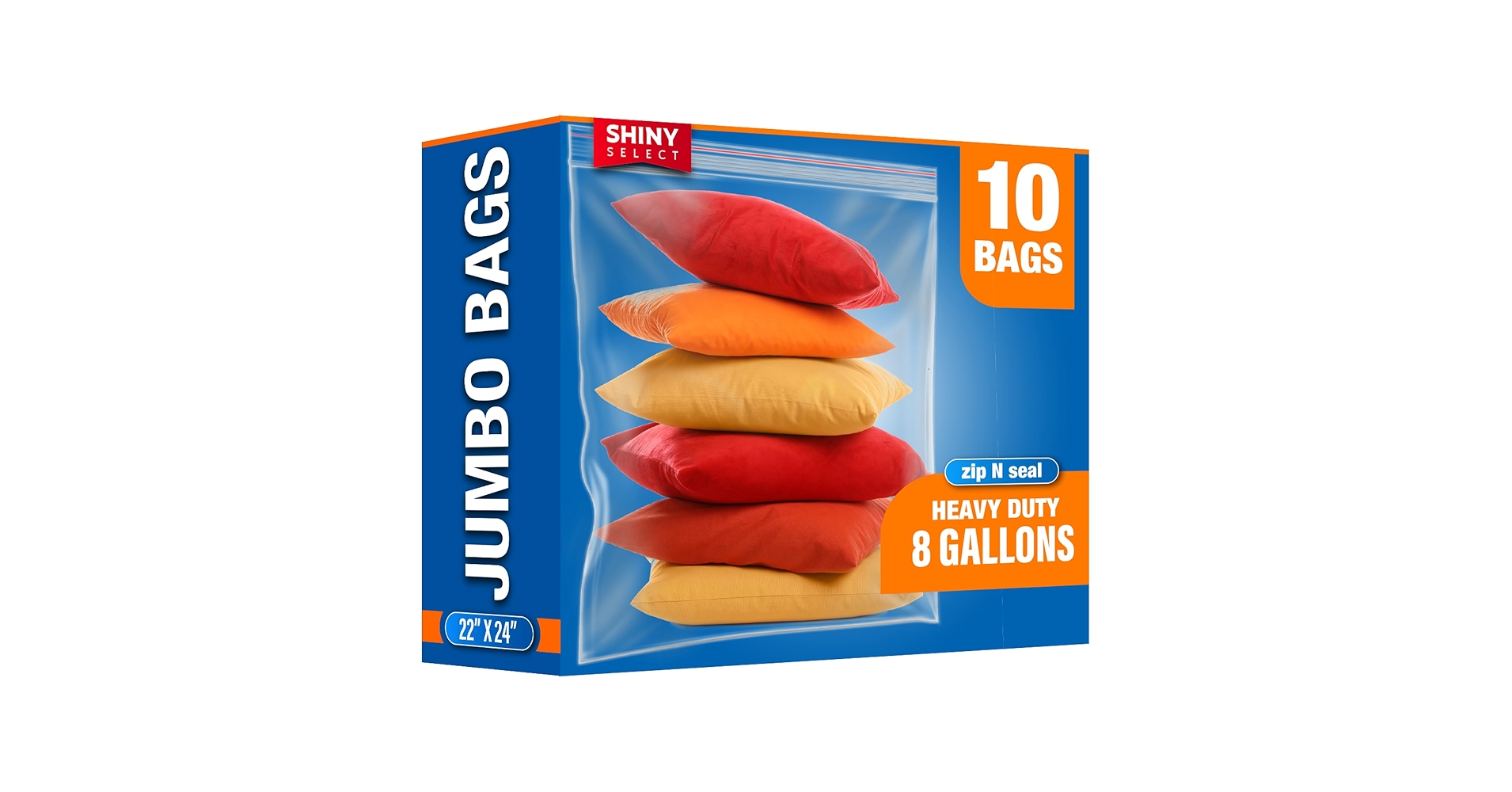 Amazon.com: [ 10 COUNT ] JUMBO SIZE - 8 GALLON - HUGE Big