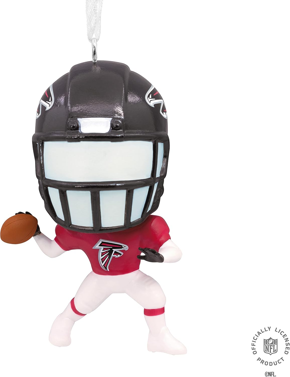 Hallmark NFL Atlanta Falcons Bouncing Buddy Christmas Ornament : Sports & Outdoors