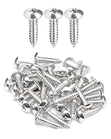 Vista 14 de 50 tornillos de madera Phillips #8 x 1/2 pulgada con revestimiento de óxido negro por IMSCREWS