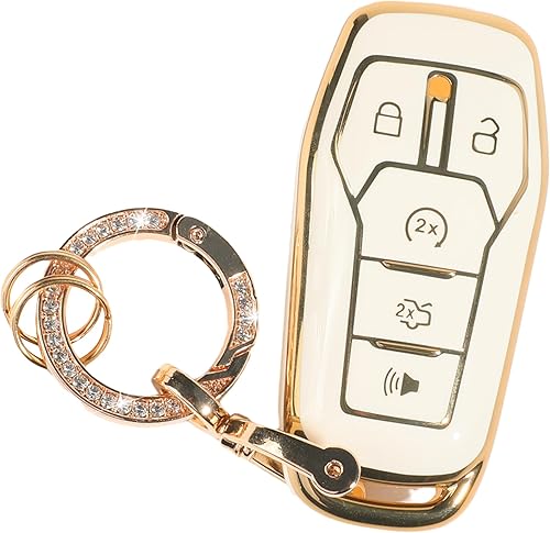 Funda para llavero, carcasa de TPU suave, accesorios de automóvil con llavero, funda para llave de automóvil, protección para llave de automóvil,