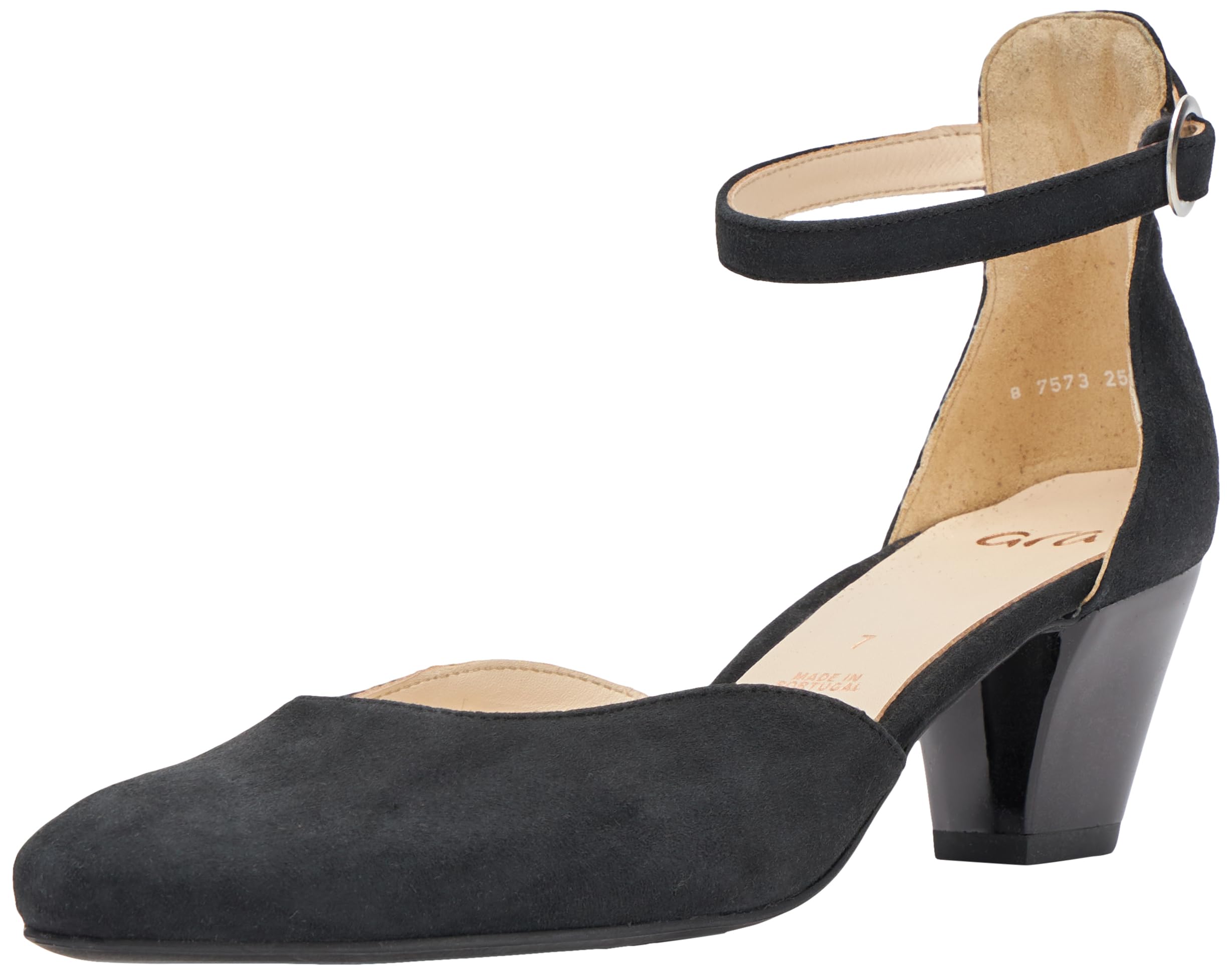 ARA Women's Toulouse Court Shoes, Black, 4.5 UK