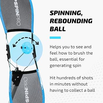 TopspinPro Pickleball Training Aid Learn Topspin Fast for Better Control & Consistency | Practice Anywhere, Anytime | Patent-Proven System for Recreational Players