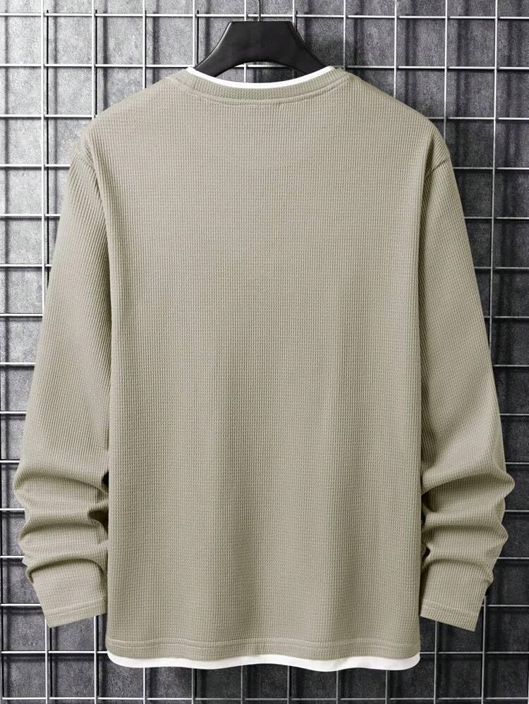 Image of TAGAS Men's Fleece Round Neck Sweatshirt|Winter wear(Combo)