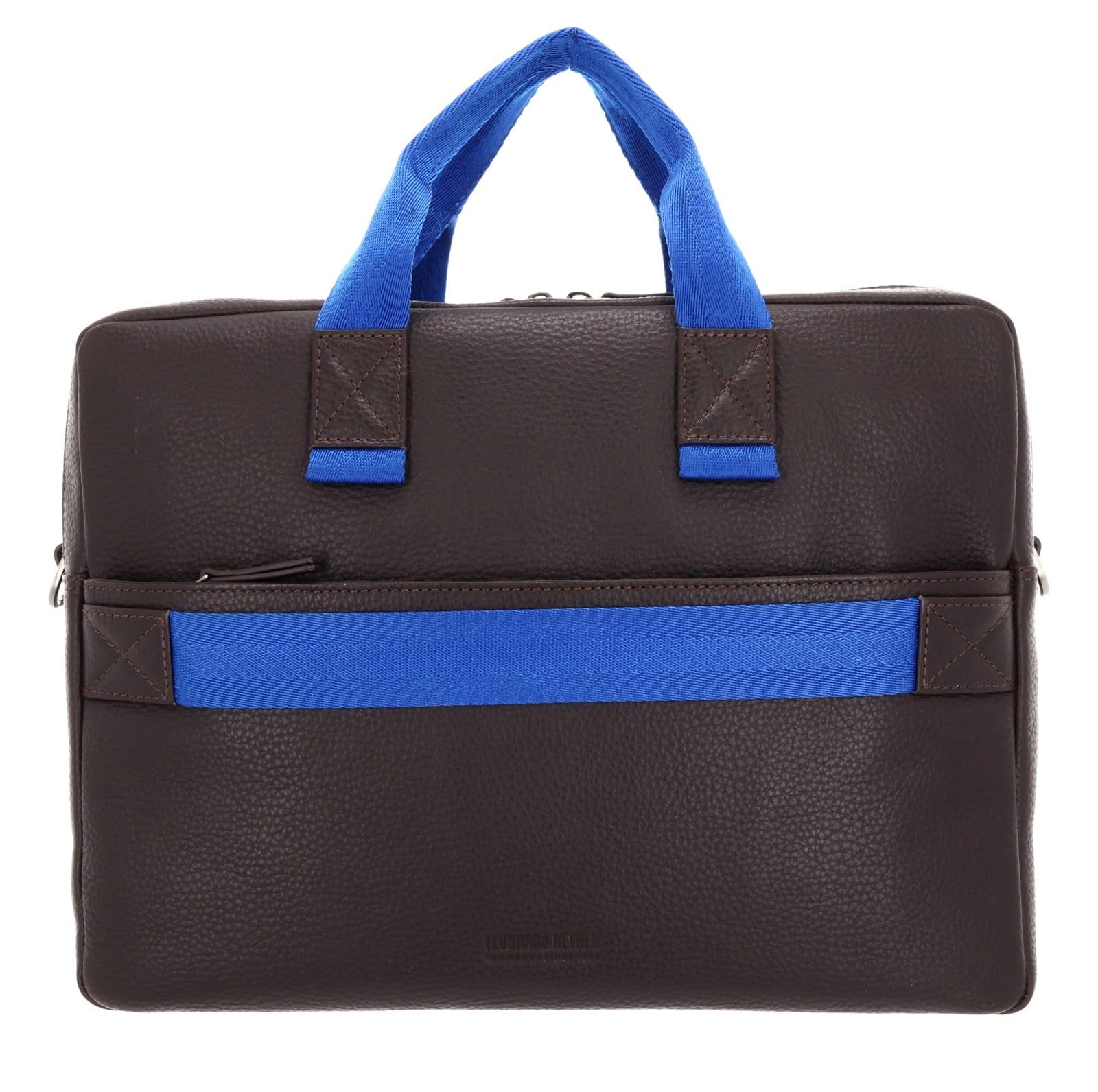 Leonhard Heyden Pelle borsa da ufficio laptop bag con scomparto per laptop Tokio Aktenmappe 2 Fächer 8201 Schokoladenbraun marrone scuro