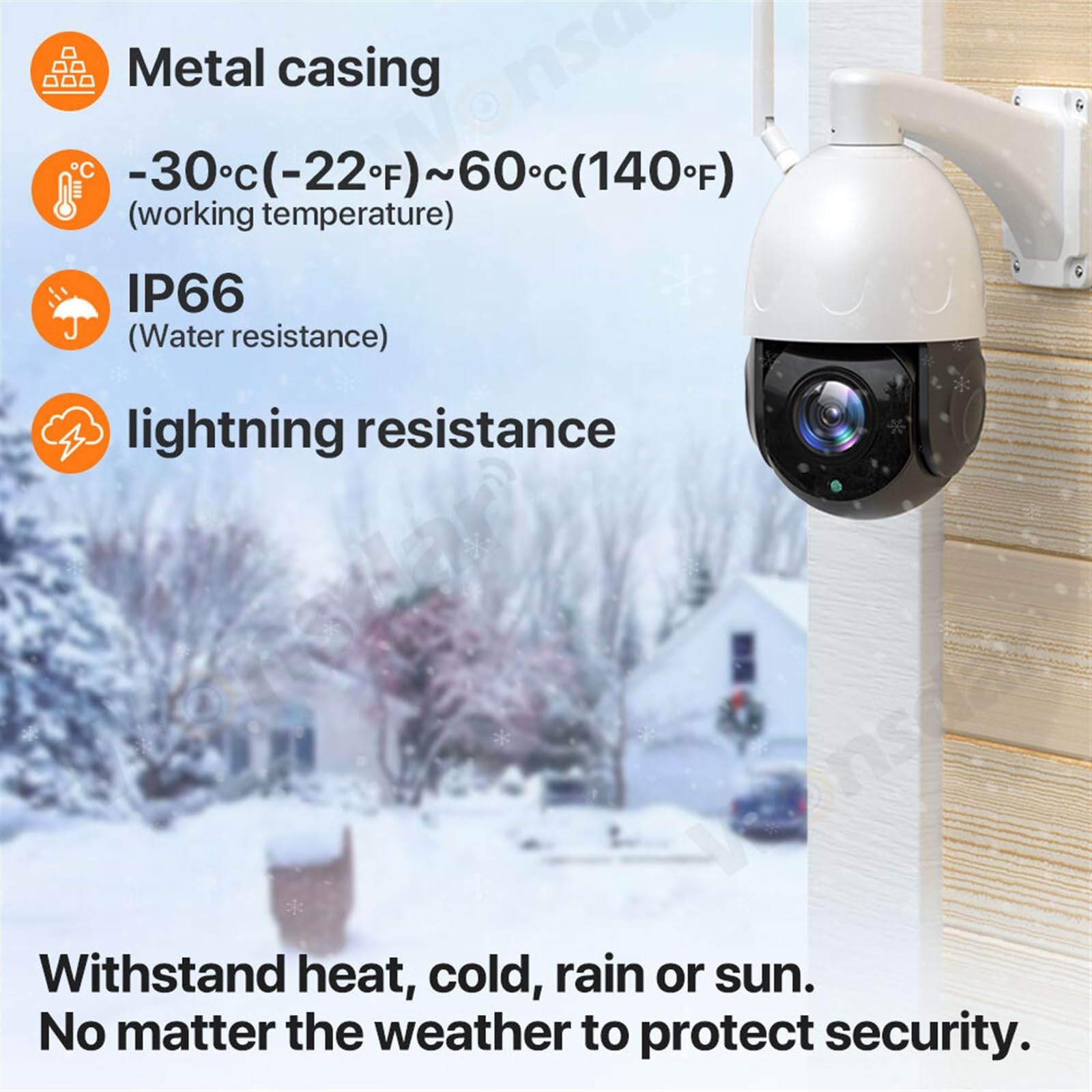 Telecamera Ip Per La Casa, Telecamera IP HD 4G 5MP Zoom 30X esterno WIFI Telecamera PTZ di sicurezza Rilevamento umano Telecamera Speed ​​Dome P2P Videosorveglianza Risoluzione Hd Di Installazione Sem