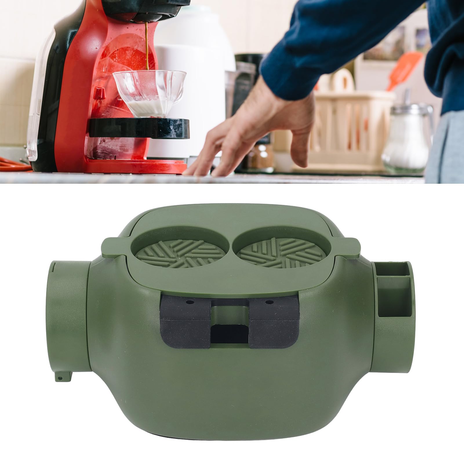 KKPLZZ Bussola per caffè, Plastica ABS, Design Portatile e Silenzioso