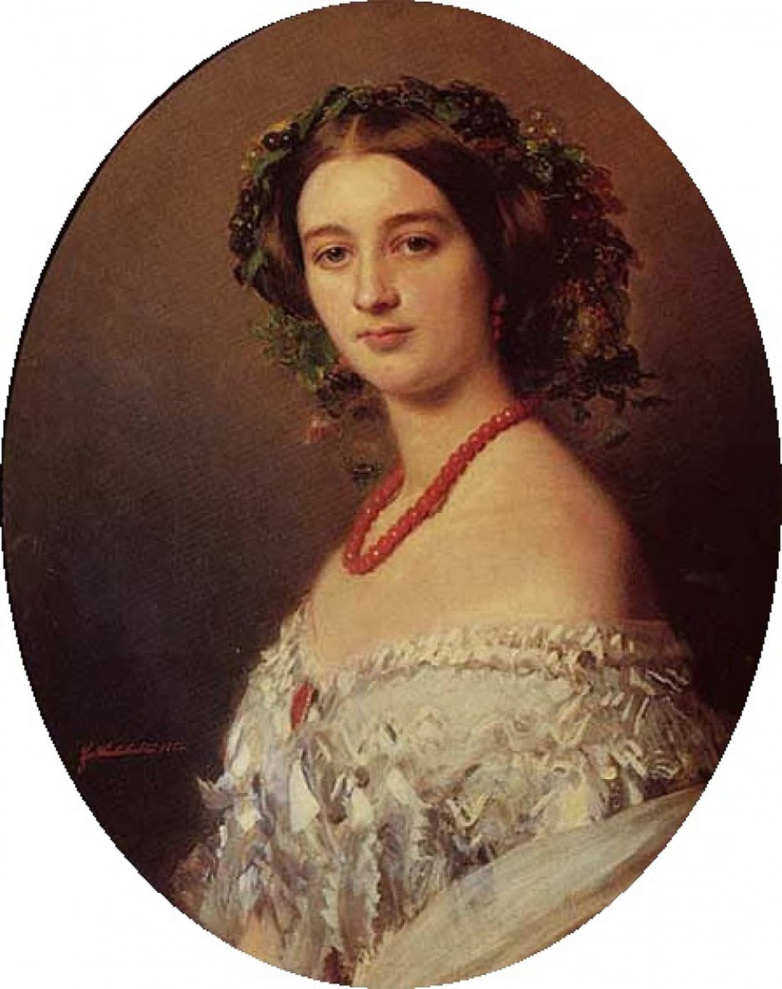 POSTERIIk Famous Print Pop Art Wall Art Graffiti Maria Louise De Wagram Princess of Murat by Xaver Winterhalter Art Prints for Home Decor 60x90cm