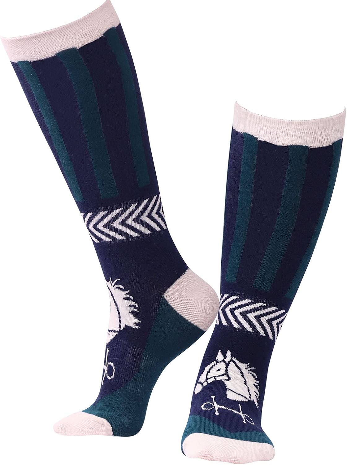 Harrison Howard 3 Pairs Premium Quality Equestrian Riding Socks for Horse Riding &Tall Boot Knee High Socks for Women - Image 5