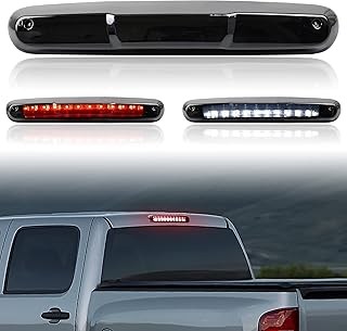 KEWISAUTO LED Third 3rd Brake Light for Silverado Sierra 07-14, LED Rear Center High Mount Stop Tail Lights Cab Roof Lamp for Chevy Silverado GMC Sierra 1500 2500HD 3500HD 2007-2014 Truck Accessories