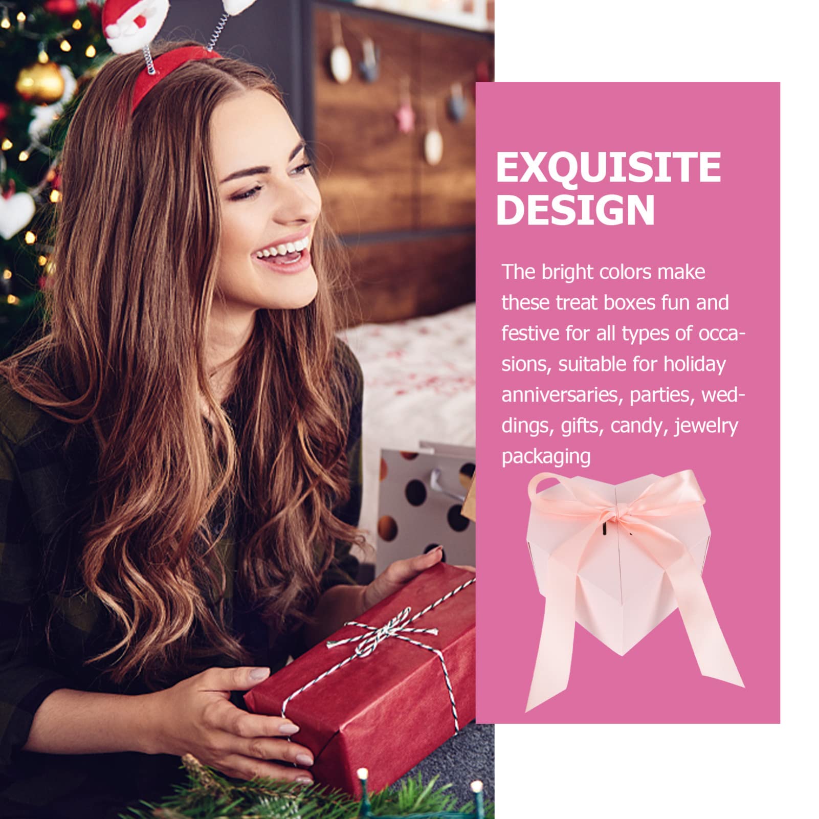 Cabilock 2stücke Herzform Geschenkschachtel Premium Kreative Aufbewahrungsbox Für Hochzeiten Geburtstage Und Valentinstag Romantisches Design Leicht Und Mit Tragetasche