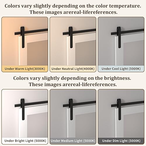 Miniatura 9 de Espejo de baño de granja, espejo cuadrado rústico blanco para pared, espejos de tocador con marco de madera, decoración estilo puerta de granero,