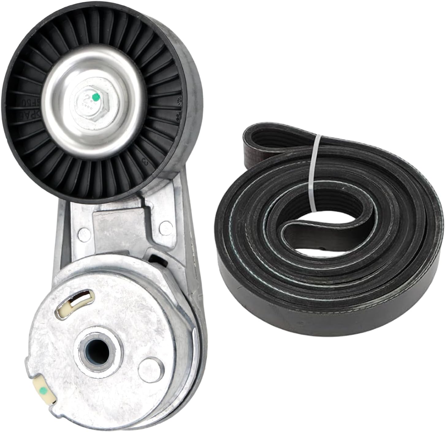 24430296 Serpentine Belt Tensioner Kit for Cobalt Equinox Orlando HHR Classic Malibu, for Ion L100 L200 L300 LS LS1 LW1 LW200, for Regal Verano, Replace 38177 L4 2.0l 2.2l 2.4l