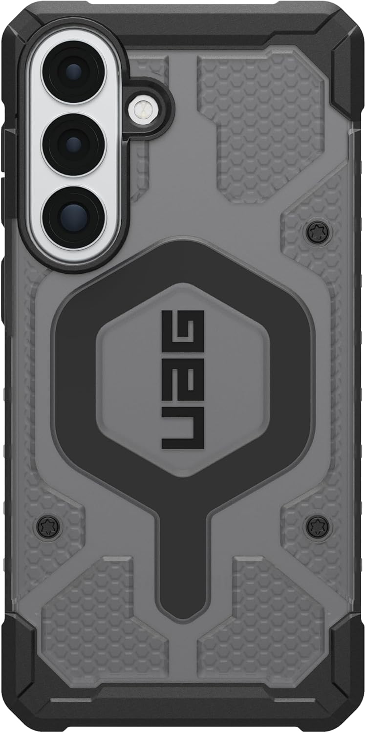 URBAN ARMOR GEAR UAG for Samsung Galaxy S26 Plus Case 6.7" Pathfinder Clear - Magnetic Charging Compatible Transparent Rugged Military Drop Tested Protective Cover, Ash/Black