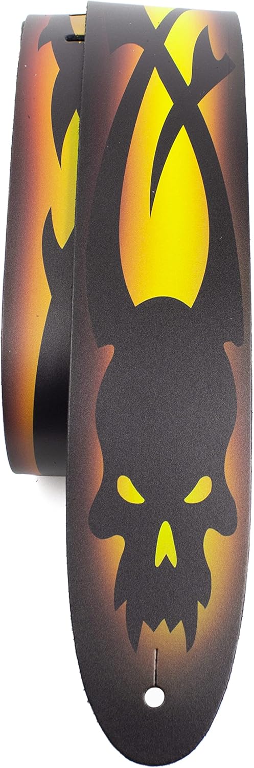 Perri's Leathers Ltd. Direct To Leather Guitar Straps: Bold Designs for Acoustic/Bass/Electric Guitars - Made in Canada