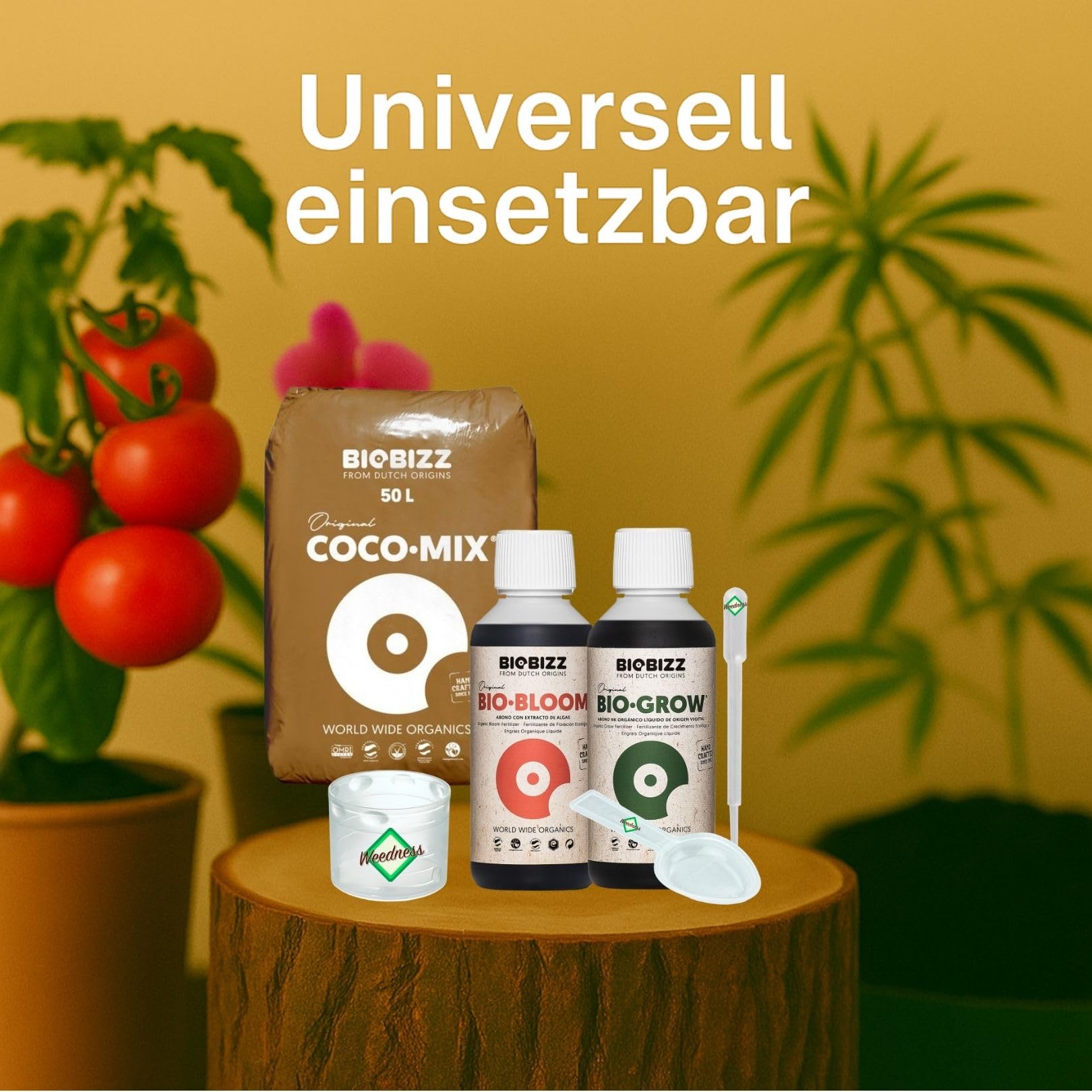 Weedness BioBizz Coco 50 L COCOSET – Substrat coco avec engrais organique – Culture indoor hydroponie – Boost croissance & santé