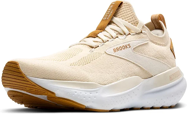 Brooks Women’s Glycerin Stealthfit 21 Neutral Running Shoe - Marshmallow/Cream/Biscuit - 10 Medium