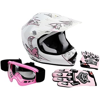 pink dirt bike helmets