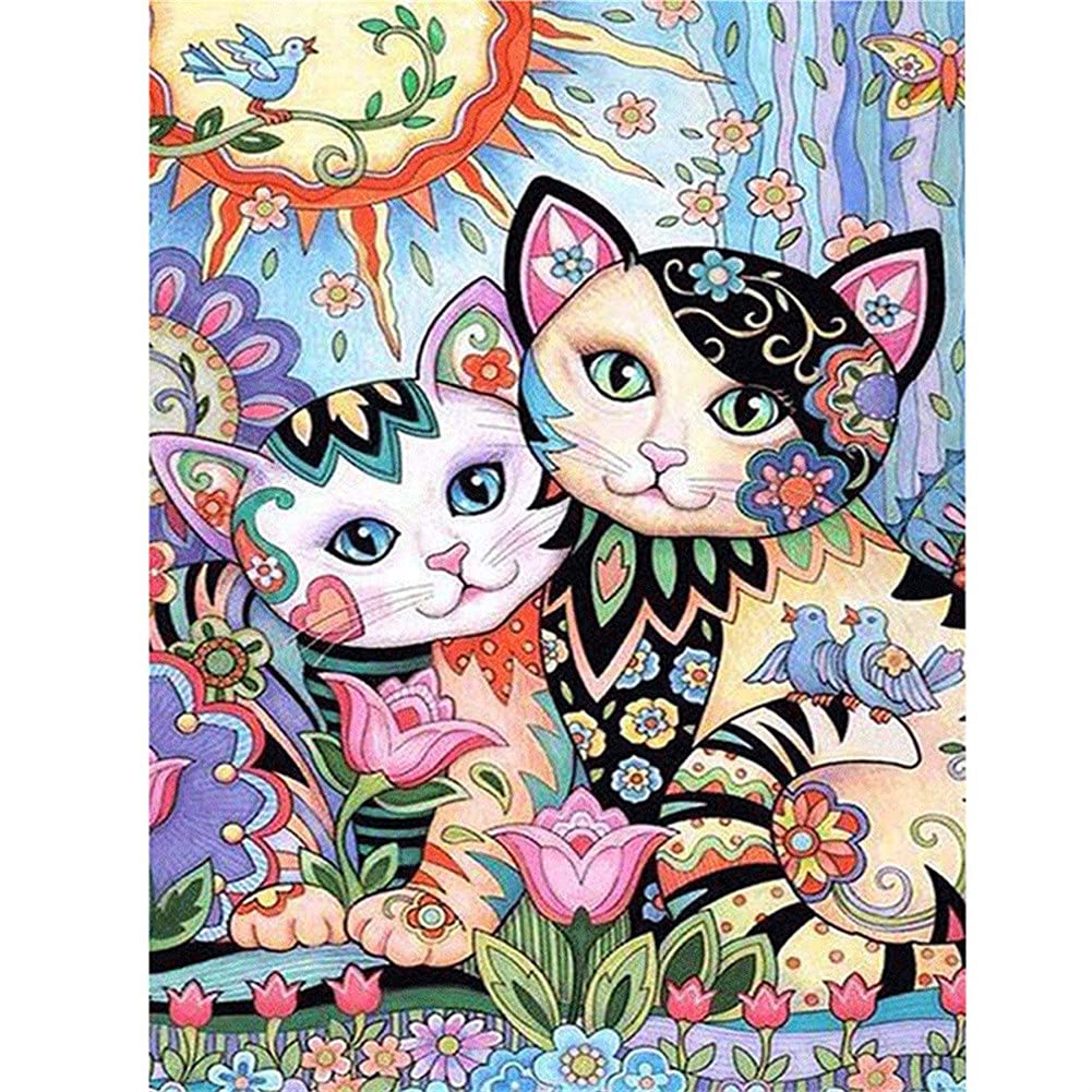 Diamond painting strass complet chaton 40x80cm grand format kit mosaïque maison