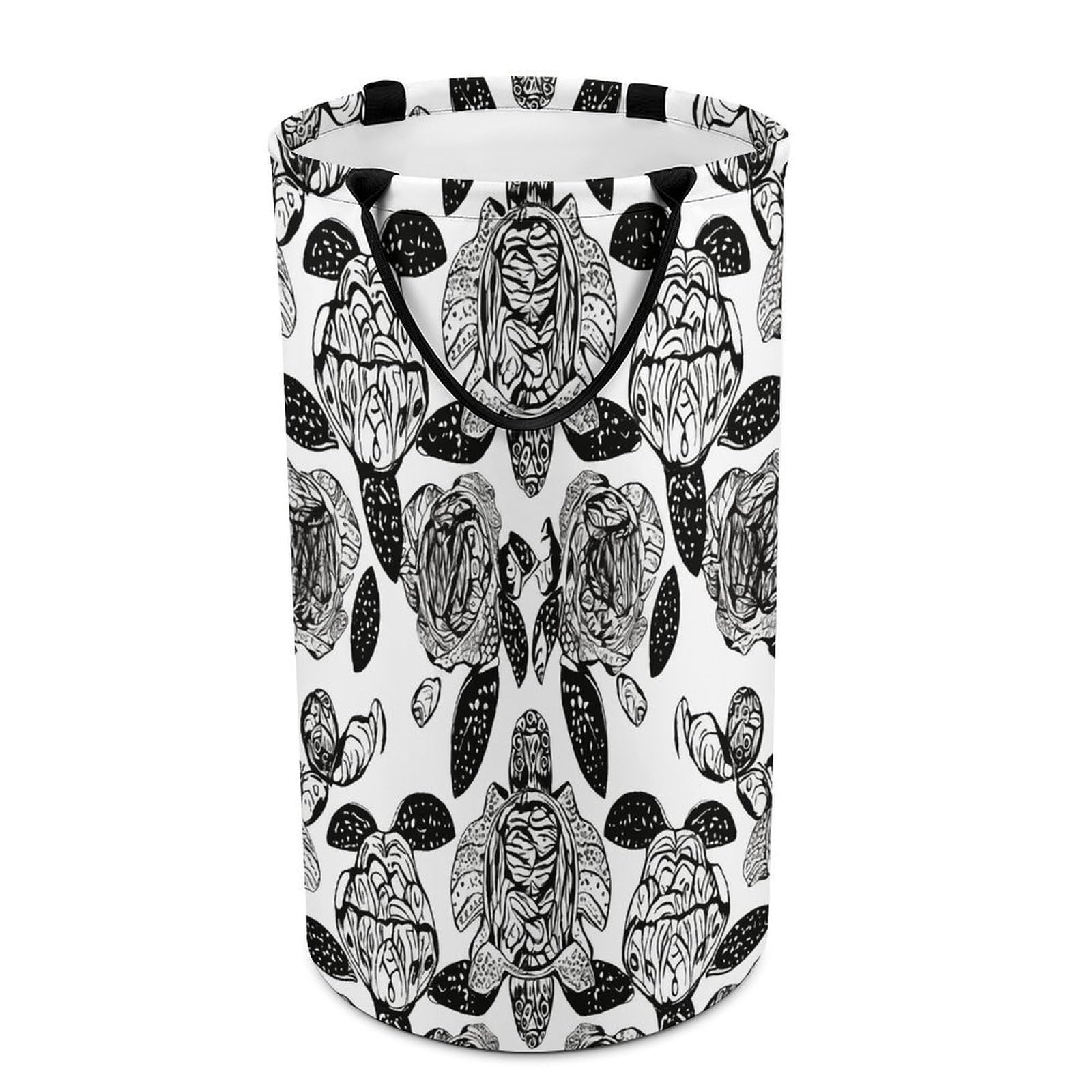 Animals Sea Turtles Laundry Hamper Large Collapsible Laundry Basket with Handles Waterproof Clothes Hamper Portable Dirty Clothes Basket for Bedroom Laundry Room Closet Bathroom