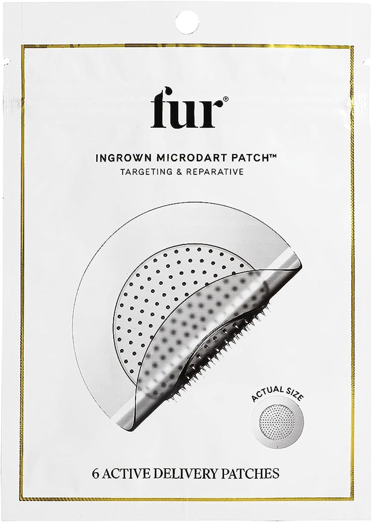 Firing Row Micro Dart Patch - Inland Hair Care, Quickly and Effectively Clear Curly Bumps - 6 Pack