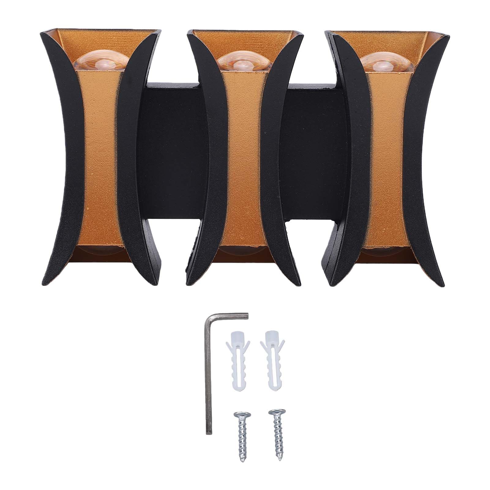Lámpara de pared LED moderna con luz cálida interior exterior IP65 pasillo 7