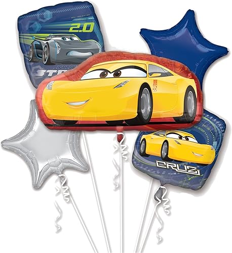 Anagram Disney Cars 3 Cruz Jackson - Ramo de globos