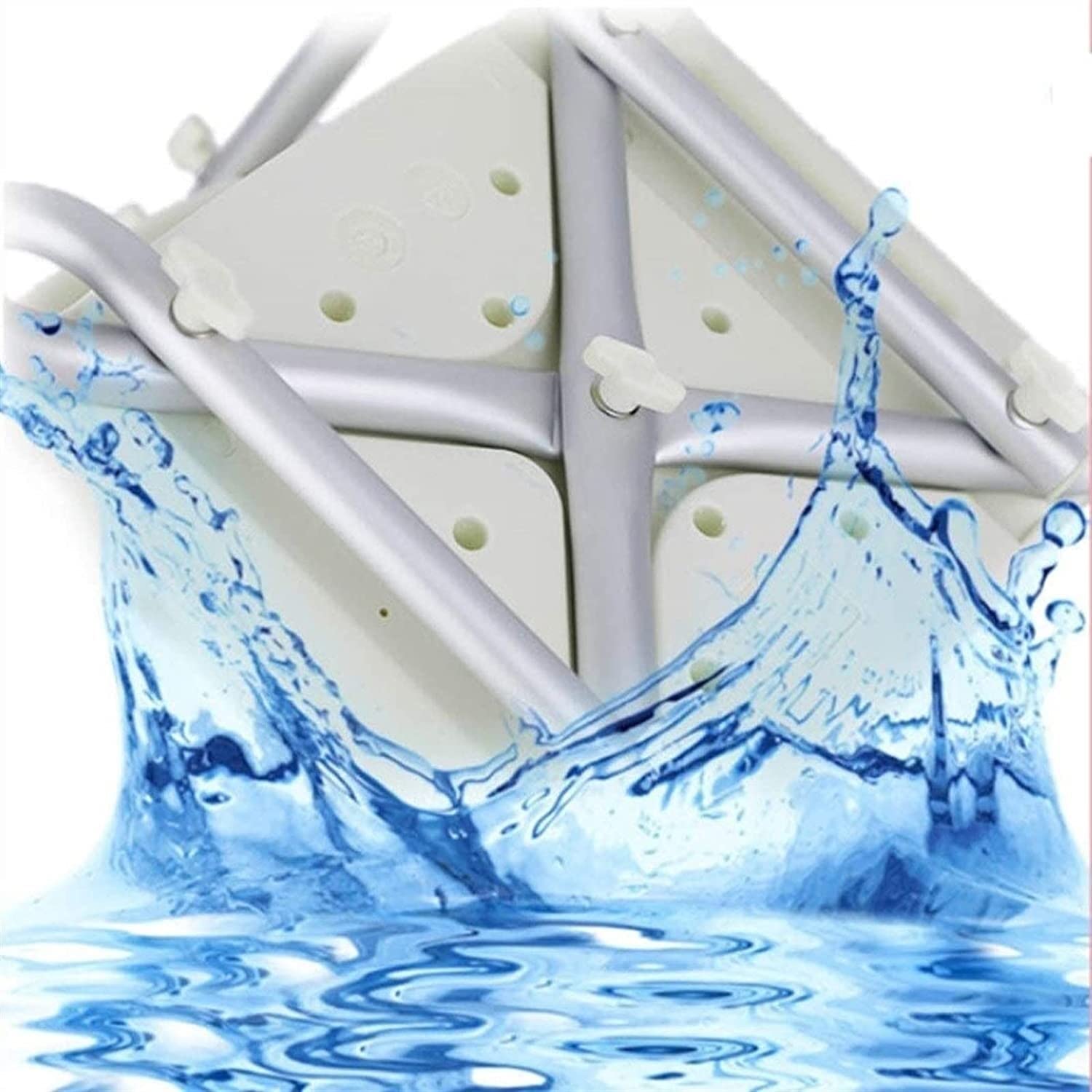 Taburete de baño para Adultos Mayores, para discapacitados, Altura Ajustable, Asiento de bañera, Seguridad Antideslizante con Respaldo, Banco de Ducha, Taburete de Ducha
