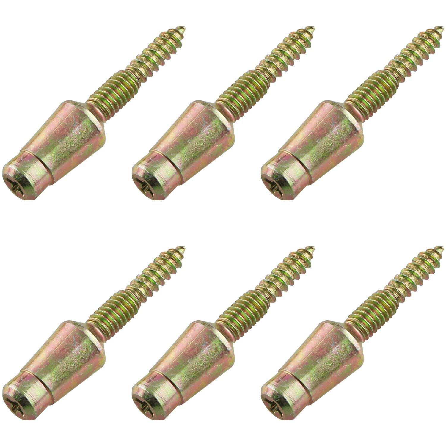 JianLing 6pcs Door Hinges Security Screws Tamper Proof Screws Color Zinc Metal Door Hinge Security Pins