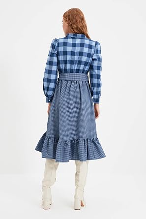 Trendyol Dress - Brown - Midi