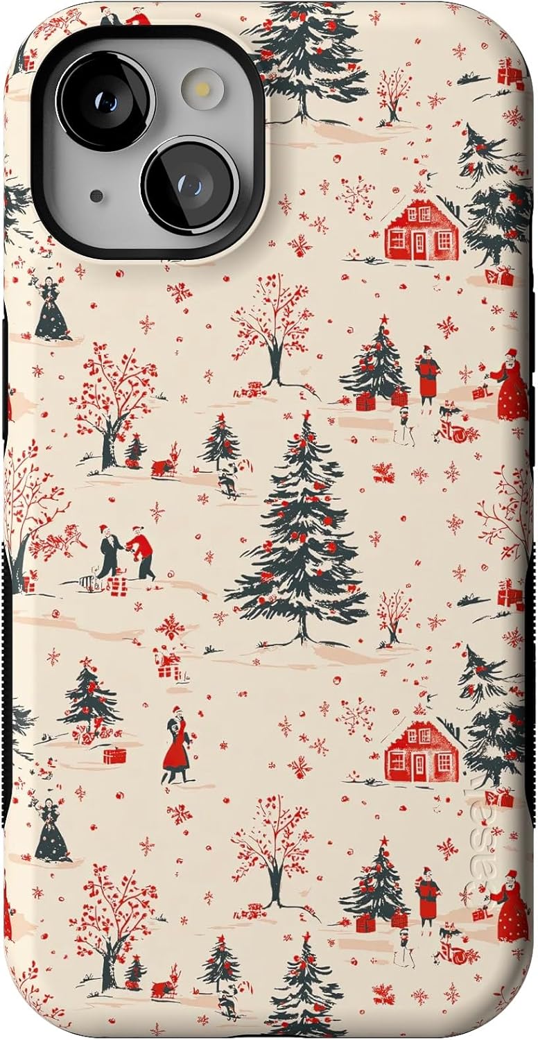 Casely iPhone 13 Case | Winter Nostalgia | Vintage | Bold Protective Case Design | Compatible with MagSafe