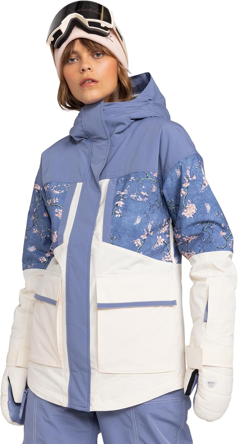 Roxy Women's Chloe Kim Parka Snow Jacket – 15k Waterproof, Insulated, Pfas-free