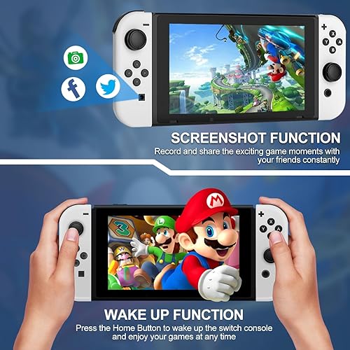 Miniatura 5 de Controller for Nintendo Switch, Replacement Joypad Controller for Nintendo Switch, Right and Left Wireless Switch Joy-pad Controllers with Dual