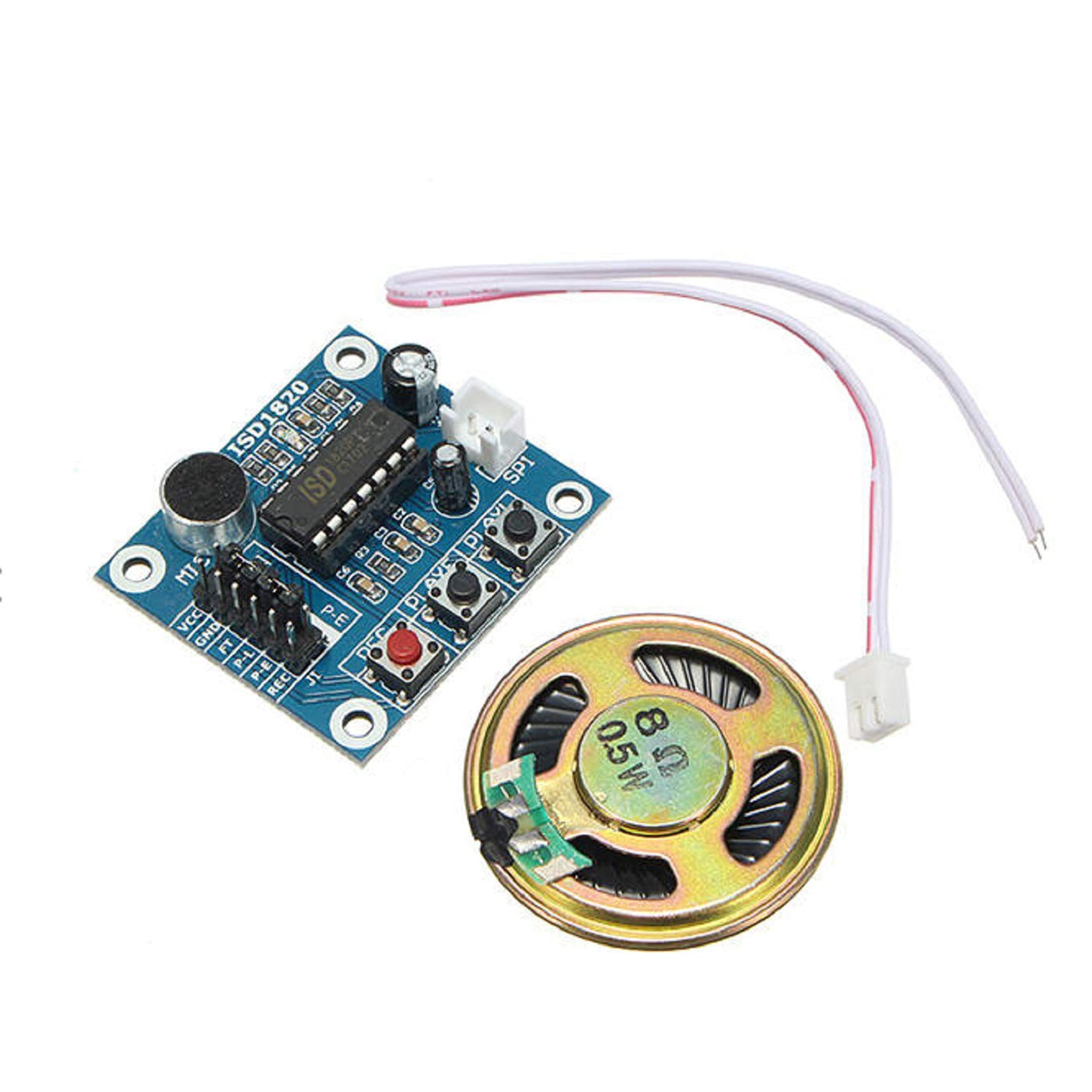 UG LAND INDIA ISD1820 3-5V Recording Voice Module Recording And Playback Module SCM Control Loop Play/Jog Play/Single Play Function With Microphone And 0.5W 8R Speaker | Robotics Science Project (B098H93JGF) Amazon Price History, Amazon Price Tracker