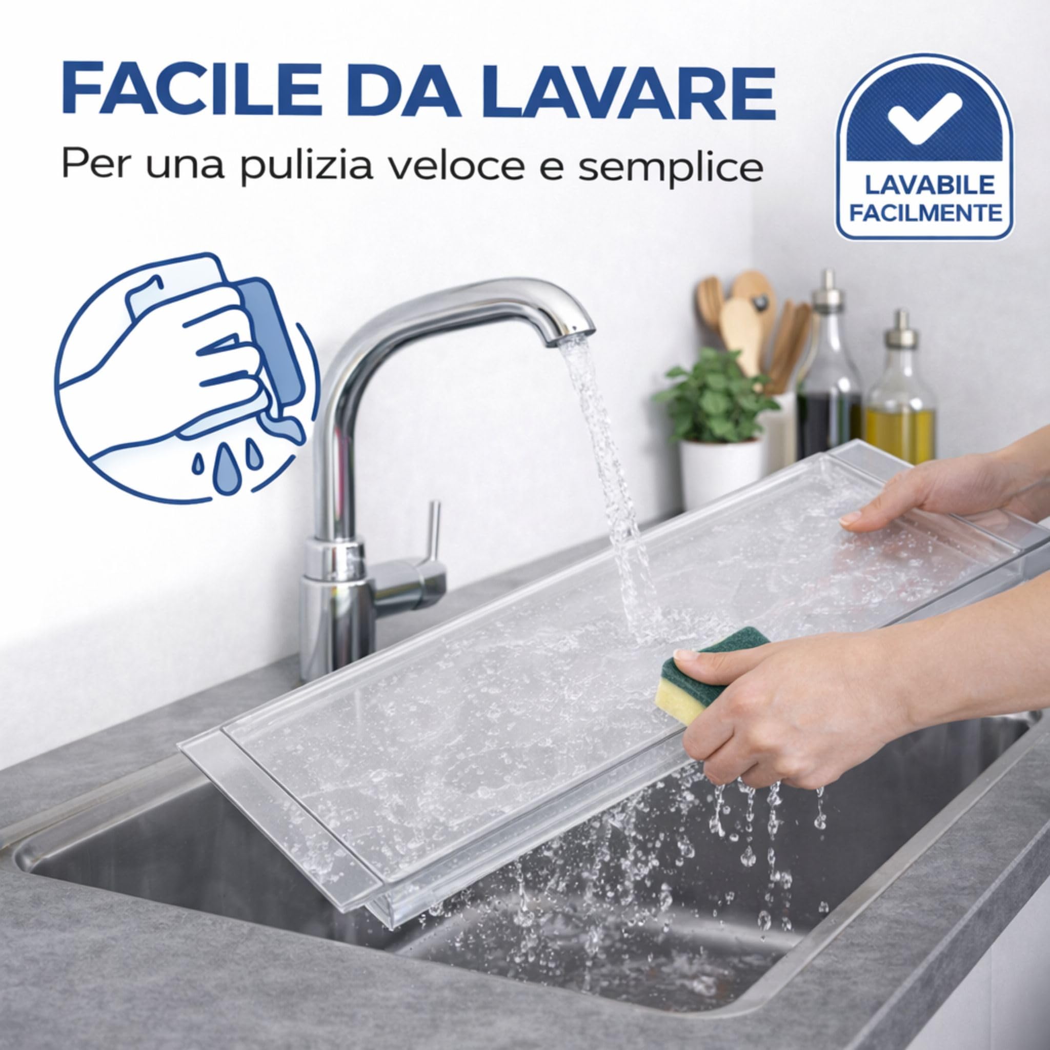 SCOLAPIATTI COLAPIATTI BASE O Appoggio In Acciaio Inox Da 60 Con