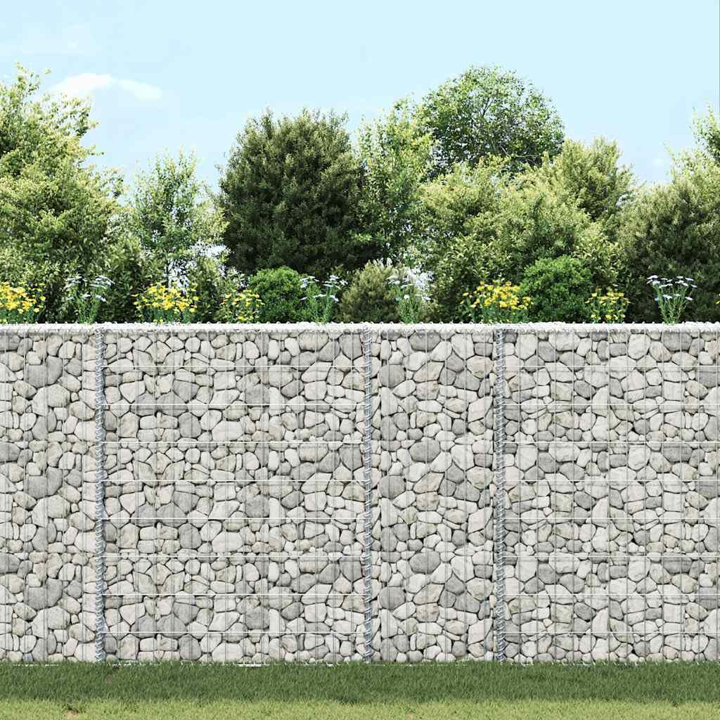 Gabionowa podwyższona grządka, trapezowa, stal ocynkowana, 80 x 20 x 100 cm, donica ogrodowa o rozmiarze oczek 10 x 5 cm, na kwiaty, zioła, sukulenty, storczyki, bonsai, do użytku wewnątrz i