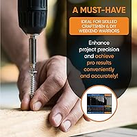Vista 3 de Tabla de tamaños de tornillos magnéticos Guía completa para tornillos de madera y comerciales 8.5 x 10.5 pulgadas Fabricado en EE. UU