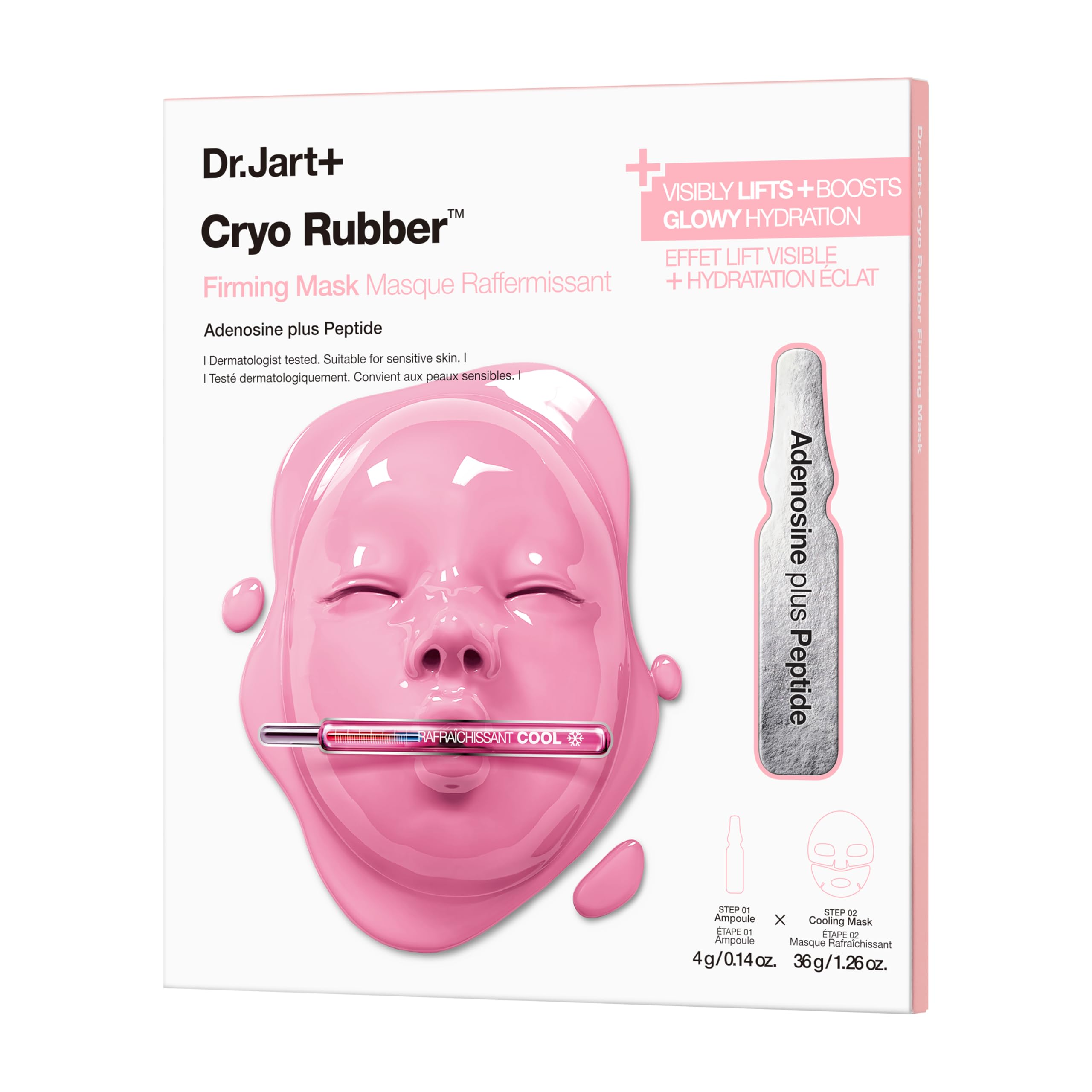 Dr.Jart+ Cryo Rubber™ Hydrogel Face Mask with Firming Peptide Adenosine| Korean Skin Care