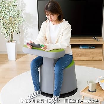 Amazon.co.jp: ニトリ 360°回転 ゲーミング椅子 XM003 イエロー
