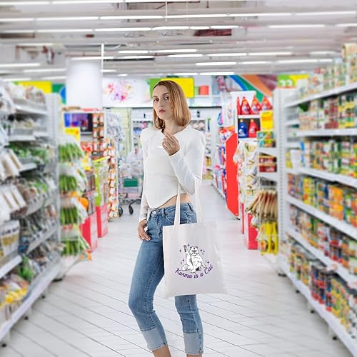 Miniatura 5 de BLUPARK Bolsa de compras inspirada en álbumes, bolsa de hombro para amantes de los gatos, mercancía cantante, regalo inspirado en el cantante, bolsa