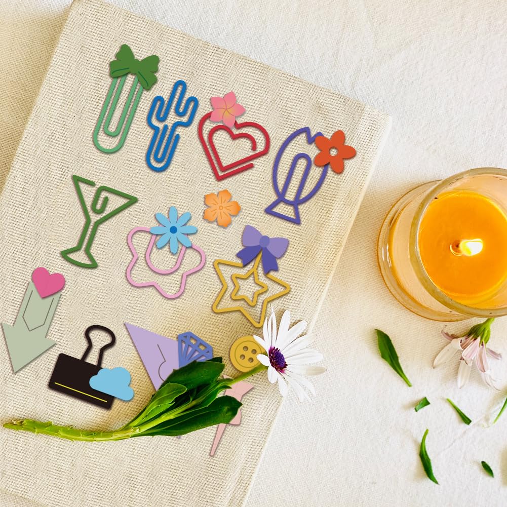 ODETOJOY Fustelle Metalliche Per Scrapbooking - Set Da 6 Fiori E Foglie Per Biglietti E Album Fai Da Te