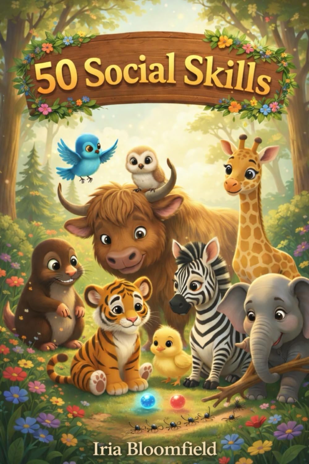 50 Social Skills – Full Color Edition: Gentle Animal Stories to Help Children Build Kindness, Empathy, Confidence, and Positive Social Behavior (Gentle Stories for Growing Hearts)