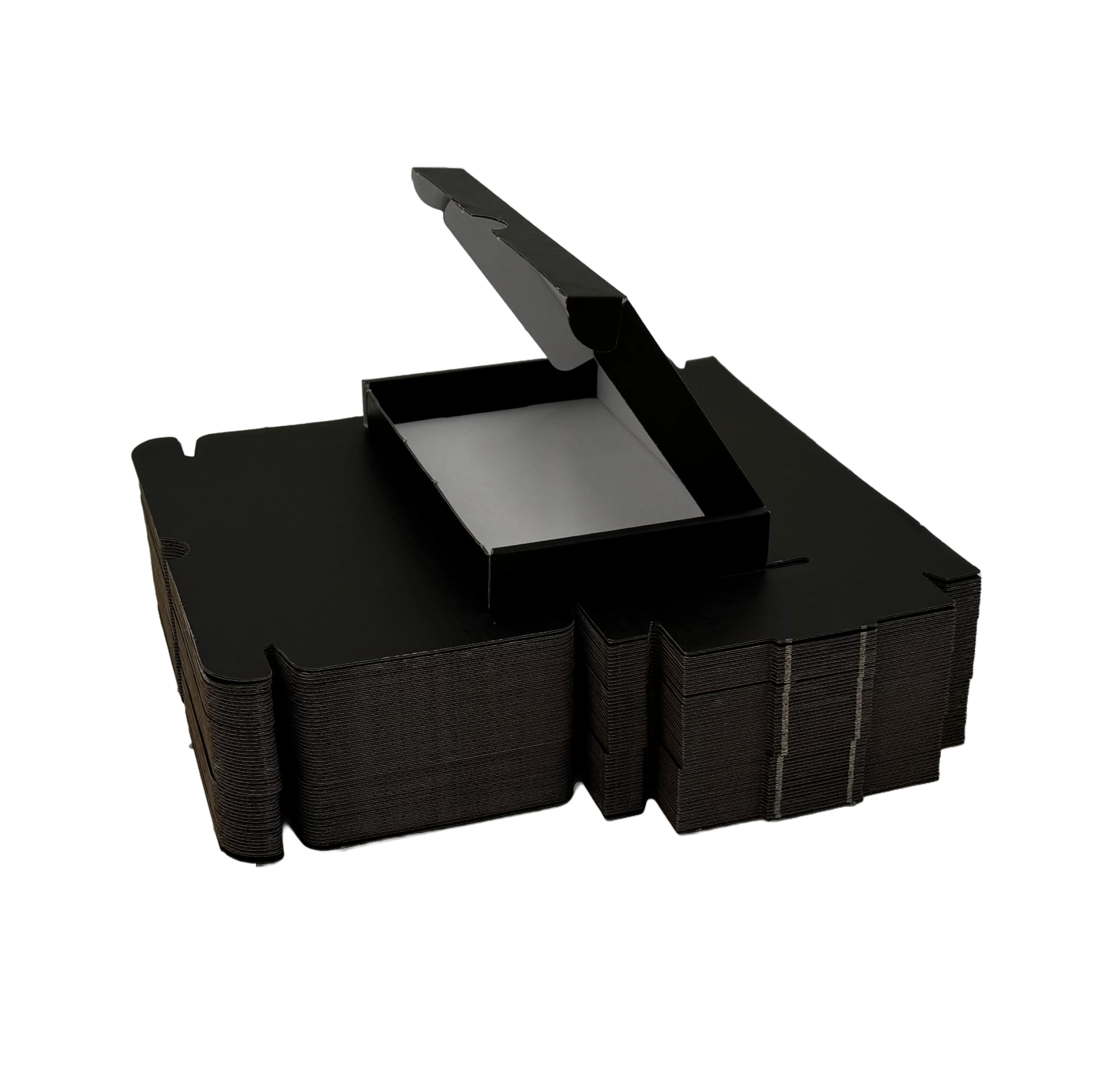 C6 A6 Postal Pip Boxes - Large Letter & Gift Boxes, Black - Size 16.3cm x 11.2cm x 2cm - Pack of 25