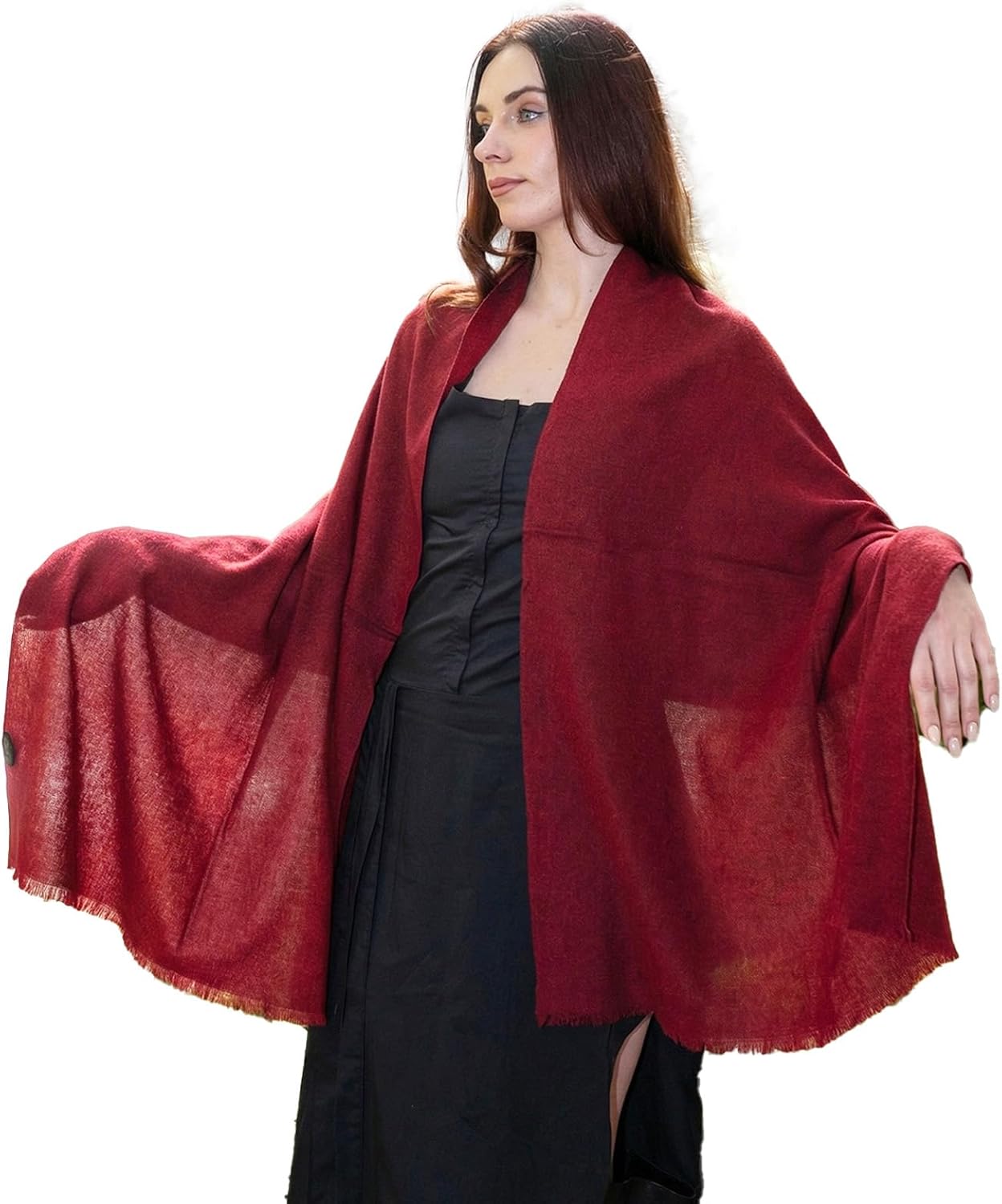 Cashmere Shawl Wraps for Women, Pashmina for Women Travel Wrap Cashmere Scarf for All-Season, Merino Wool Blanket - Image 3